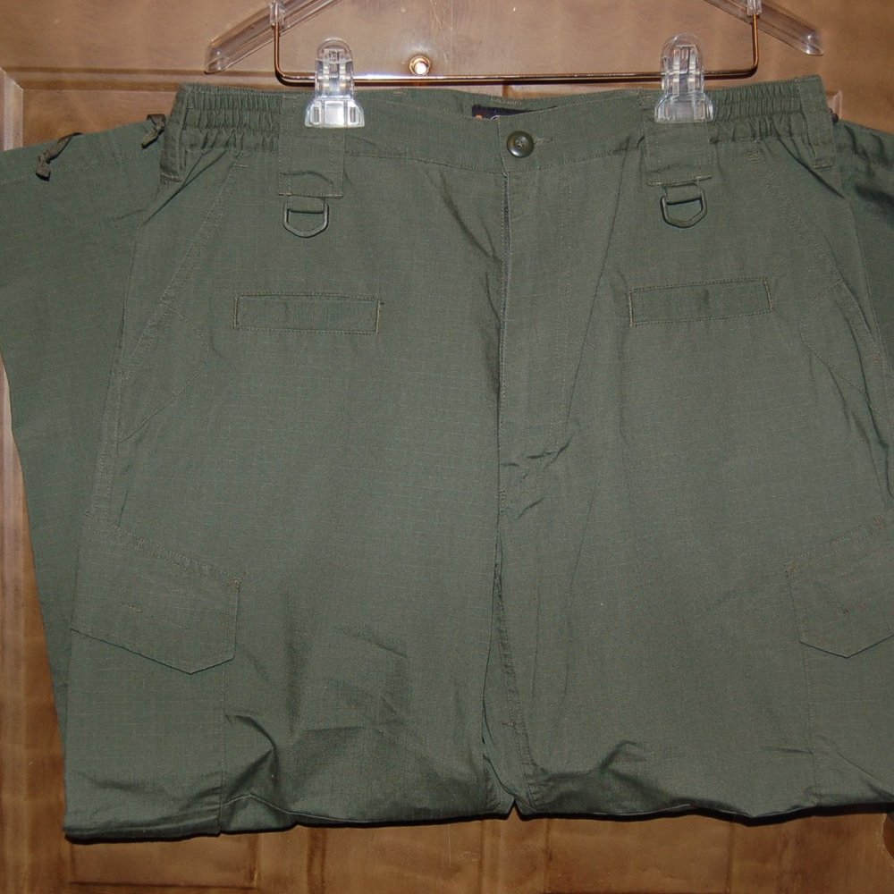 LAPG elastic waistband basic operator pants